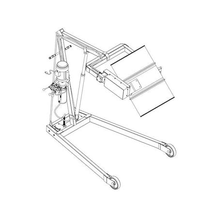 Morse MFG HYDRALIFT KARRIER 96IN FRAME TYPE 400A-96SS-110
